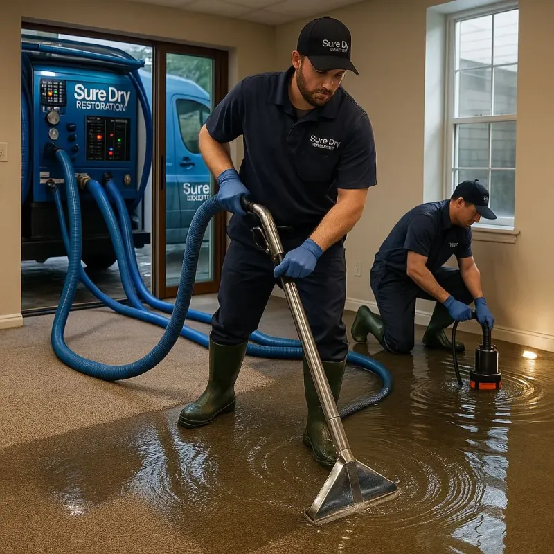 Water Extraction and Removal process in Santa Barbara, PR